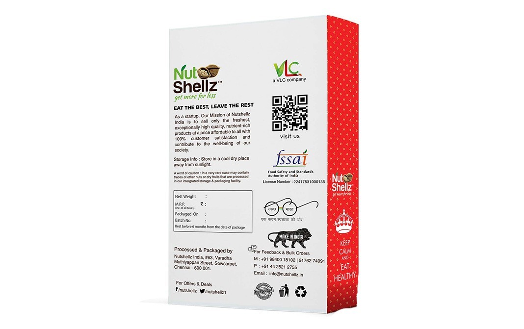 Nutshellz Cashew W-180    Box  2 kilogram